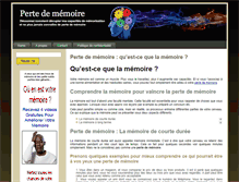 Tablet Screenshot of pertedememoire.org